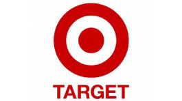 Target illustration logo on a white background